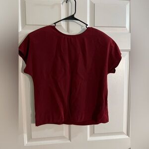 Burgundy Signet New York Sportwear Blouse ✨free with purchase✨